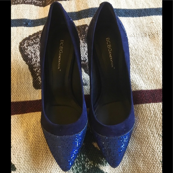 Incredible BCBGENERATION leather sparkling heels - Picture 2 of 8
